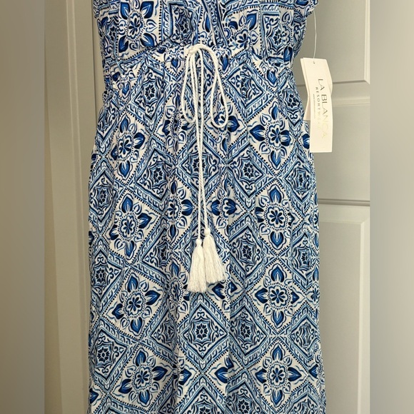 La Blanca Breeze Resortwear Tie Front Cover-Up Dress - Picture 4 of 7